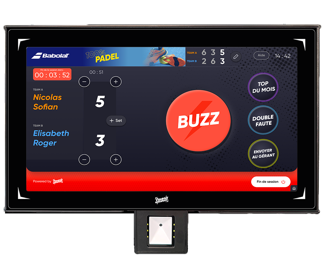 Interface principale scoring&buzz